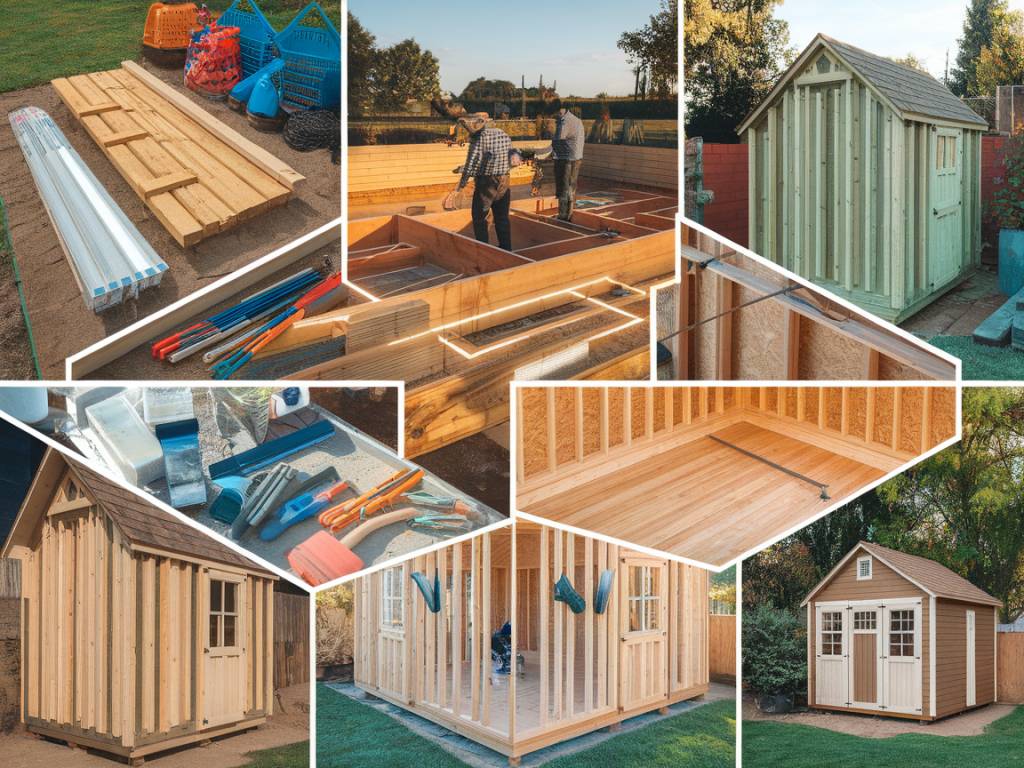 Step-by-step guide to building a backyard garden shed